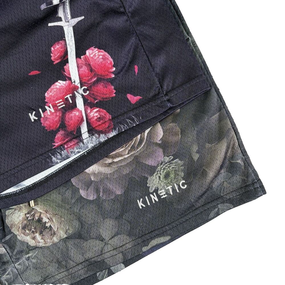 Kinetic Kings Shorts Lot Of Two Mens Large Mesh Activewear Training Summer USA